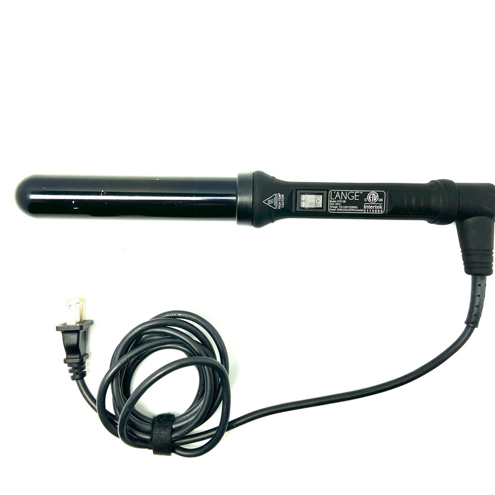 L’ange 1.25” curling wand in black